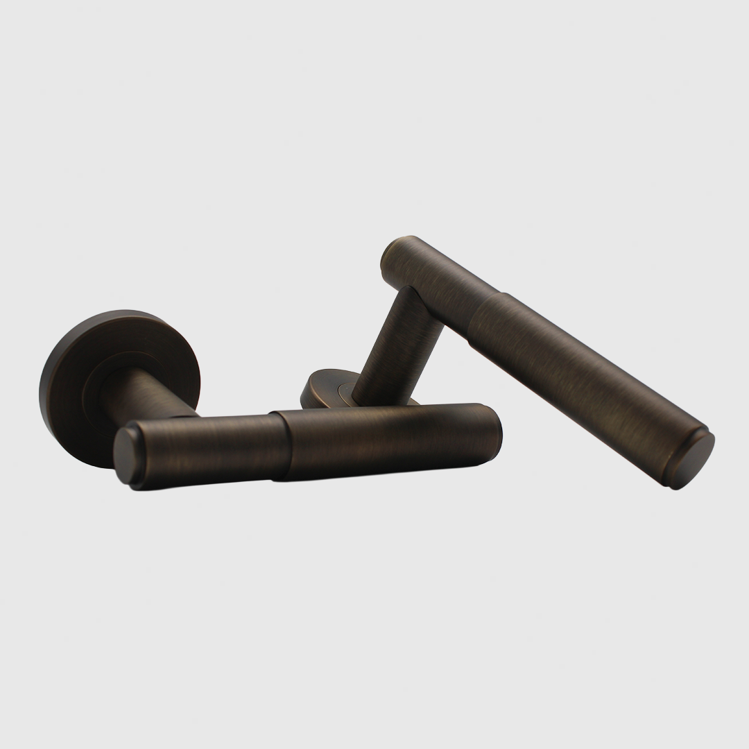 Luma Aged Bronze Stainless Steel Door Handle