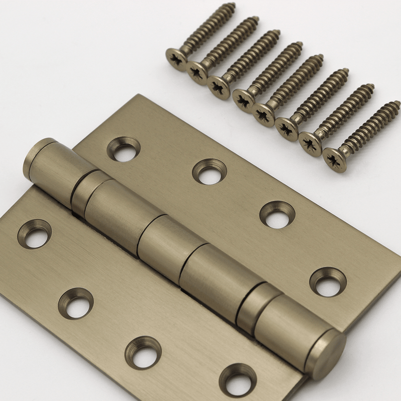 Brushed Gold Door Hinge (Pair) detail