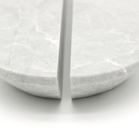 Hermes Grey Marble Cabinet Pull 160mm - Zephra - Cabinet HandleST - CP - 160 - HGM