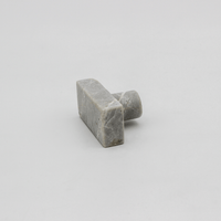 Hermes Grey Marble Rectangular Cabinet Knob - Zephra - Cabinet HandleST-RCK-HGM