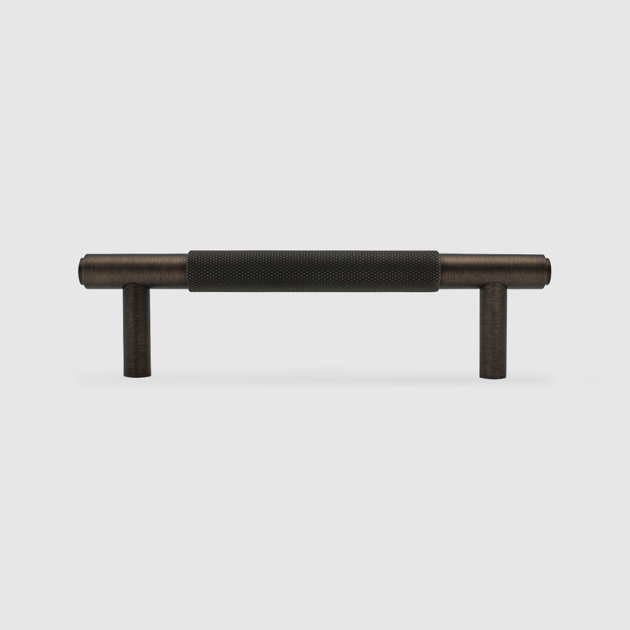 Knurled Aged Bronze Cabinet Handle - 170mm - Zephra - Small Cabinet HandleKN - CP - 165 - AB