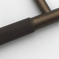 Knurled Aged Bronze Cabinet Handle - 270mm - Zephra - Large Cabinet HandleKN - CP - 270 - AB