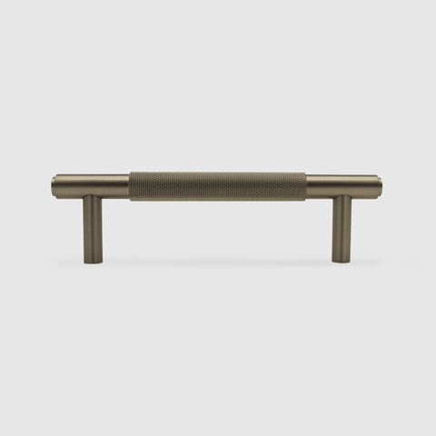 Knurled Brushed Gold Stainless Steel Cabinet Pull Handle 170mm