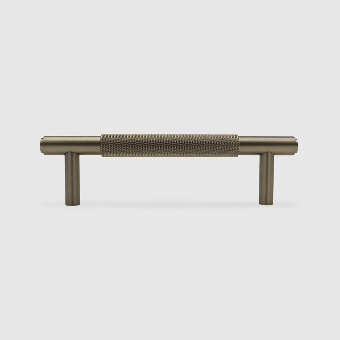 Knurled Brushed Gold Cabinet Handle - 170mm - Zephra - Small Cabinet HandleKN - CP - 165 - BG