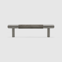 Knurled Brushed Nickel Cabinet Handle - 170mm - Zephra - Small Cabinet HandleKN - CP - 165 - BN