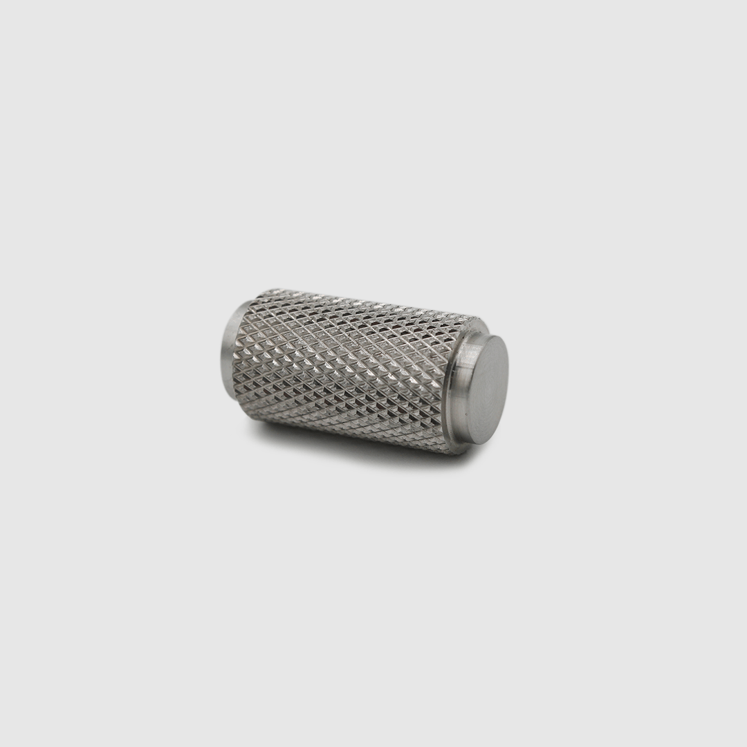 Knurled Brushed Nickel Cabinet Knob - Zephra - Cabinet KnobKN - CP - BN