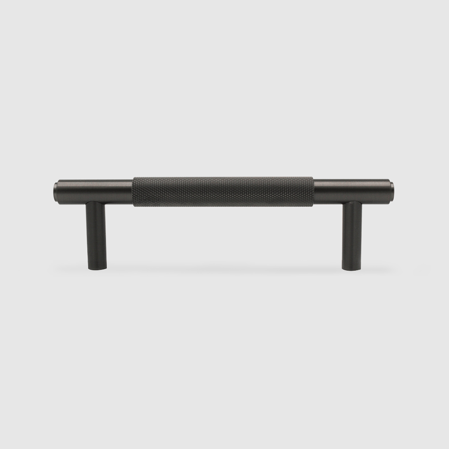 Knurled Gunmetal Cabinet Handle - 170mm - Zephra - Small Cabinet HandleKN - CP - 165 - GM