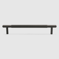 Knurled Gunmetal Cabinet Handle - 270mm - Zephra - Large Cabinet HandleKN - CP - 270 - GM