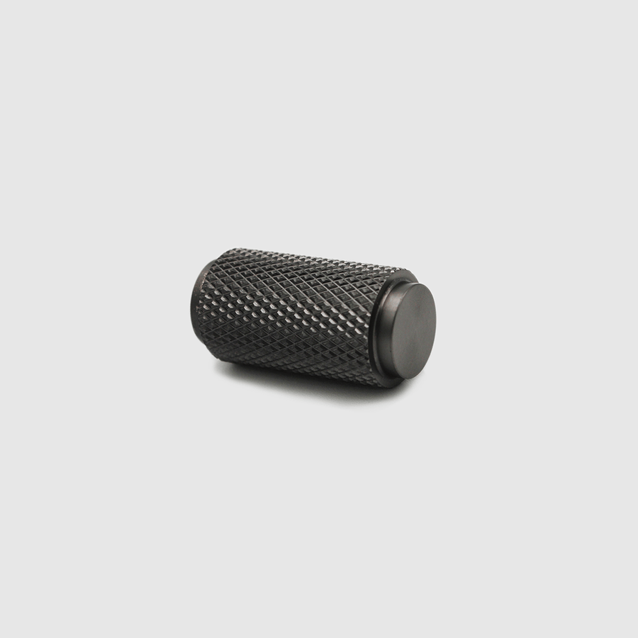 Knurled Gunmetal Cabinet Knob - Zephra - Cabinet KnobKN - CP - GM