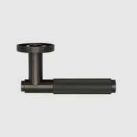 Knurled Gunmetal Door Handle - Zephra - Door HandleKN - DH - GM
