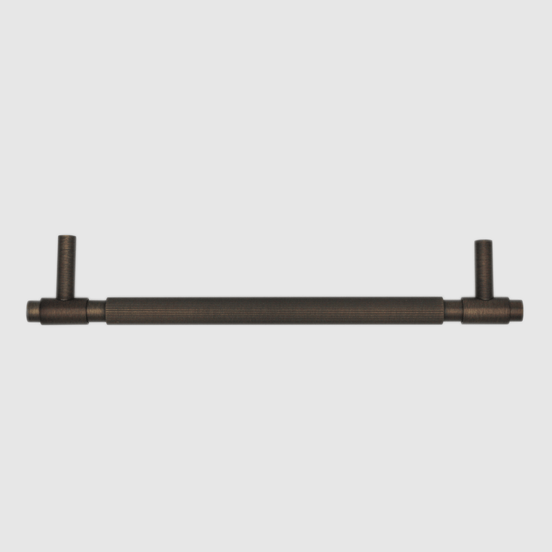 Linear Aged Bronze Stainless Steel Cabinet Pull Handle 265mm detail