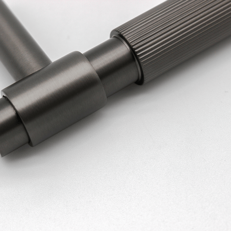 Linear Gunmetal Stainless Steel Cabinet Pull Handle 165mm detail
