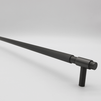 Linear Gunmetal Cabinet Pull - 500mm - Zephra - Cabinet HandleLIN-CP-500-GM