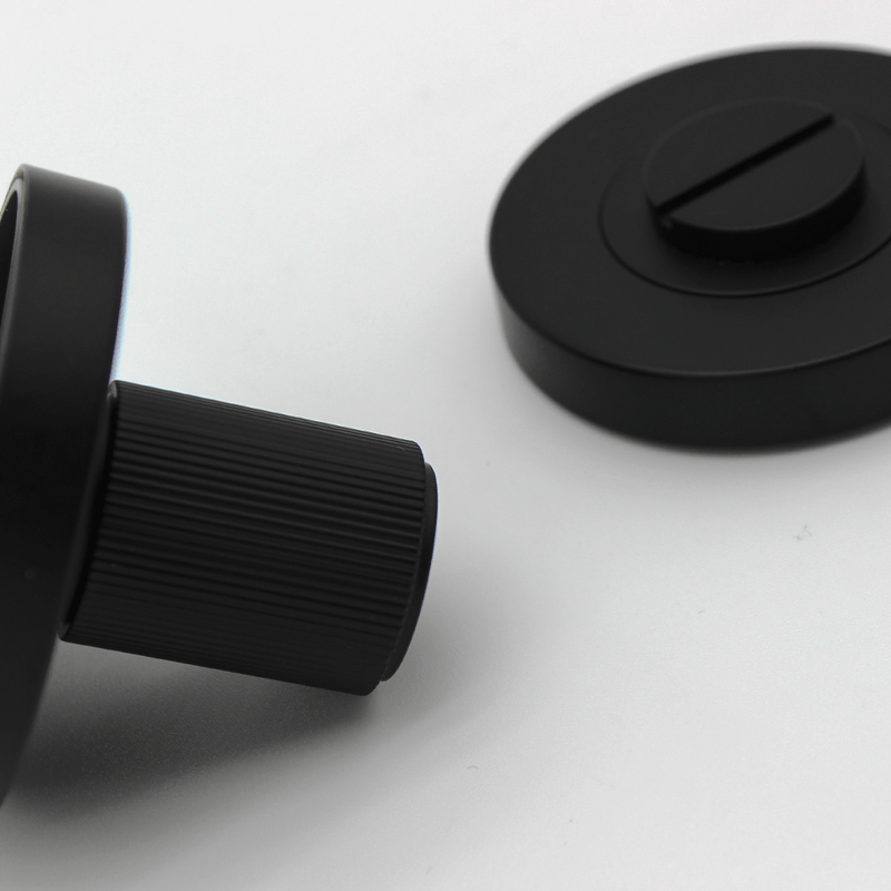 Linear Matte Black Privacy Turnsnib Lock detail