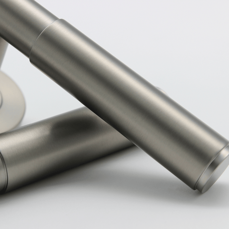 Luma Brushed Nickel Stainless Steel Door Handle detail