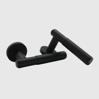 Luma Matte Black Door Handle - Zephra - Door HandleLUM-DH-MB