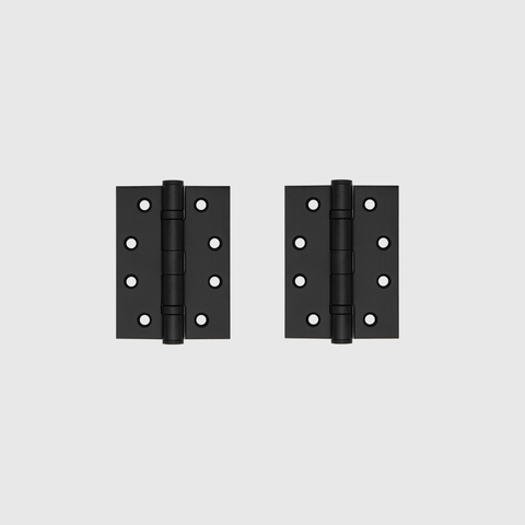 Matte Black Door Hinge (Sold as a Pair)