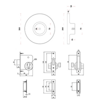 Matte Black & White Onyx Entry Door Package - Zephra - PKENTRY-MB-WO