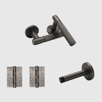 Passage Linear Gunmetal Door Handle Package - Zephra - PKPASSAGE-LIN-GM