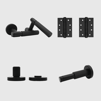 Privacy Linear Matte Black Door Handle Package - Zephra - PKPRIVACY-LIN-MB