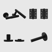 Privacy Luma Matte Black Door Handle Package - Zephra - PKPRIVACY-LUM-MB