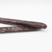 Rosso Levanto Stone Cabinet Pull Handle 500mm (Pair)
