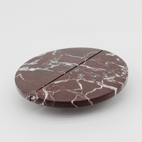 Rosso Levanto Circular Cabinet Pull 160mm (Sold as Pair) - Zephra - Cabinet HandleST-CCP-160-R