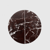 Rosso Levanto Stone Circular Cabinet Pull Handle 160mm (Pair)