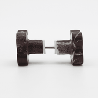 Rosso Levanto Clover Shower Screen Knob - Zephra - SHOWER SCREEN KNOBSST-SCCL-R