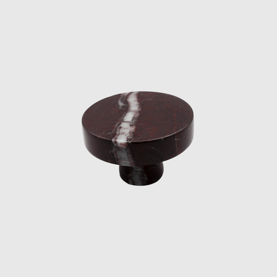 Rosso Levanto Round Cabinet Knob - Zephra - Cabinet HandleST-RNDCK-R