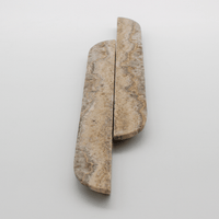 Silver Travertine Cabinet Pull 320mm (Sold as Pair) - Zephra - Cabinet HandleST-CP-320-STV