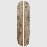 Silver Travertine Cabinet Pull 500mm (Sold as Pair) - Zephra - Cabinet HandleST-CP-500-STV