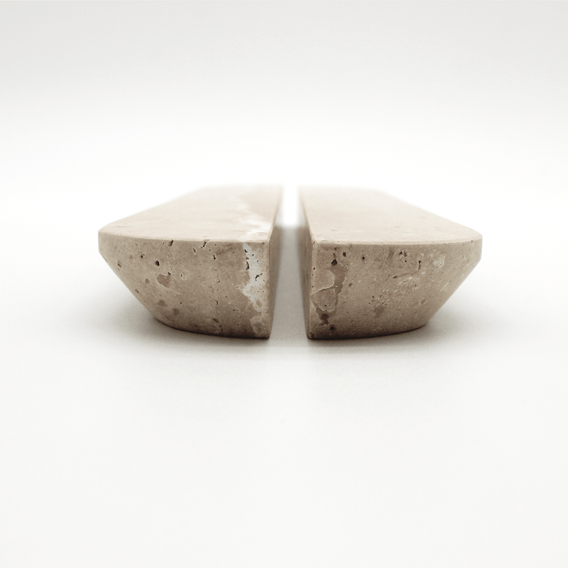 Travertine Stone Cabinet Pull Handle 320mm (Pair) detail