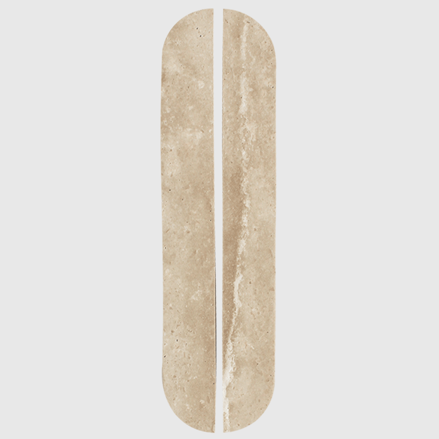 Travertine Cabinet Pull 500mm (Sold as Pair) - Zephra - Cabinet HandleST-CP-500-TV