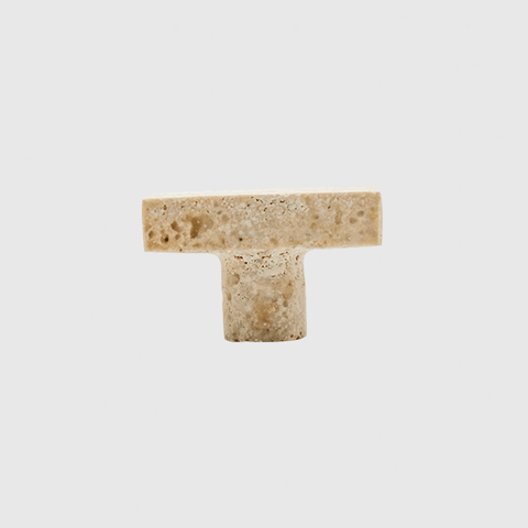 Travertine Stone Rectangular Cabinet Knob