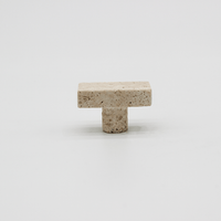 Travertine Rectangular Cabinet Knob - Zephra - Cabinet HandleST-RCK-TV