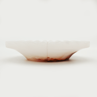 White Onyx Fluted Circular Cabinet Pull 160mm - Zephra - Cabinet HandleST - CFCP - 160 - WO