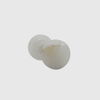 White Onyx Round Shower Screen Knob