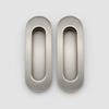 Brushed Nickel Passage Cavity Slider