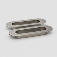 Brushed Nickel Passage Cavity Slider