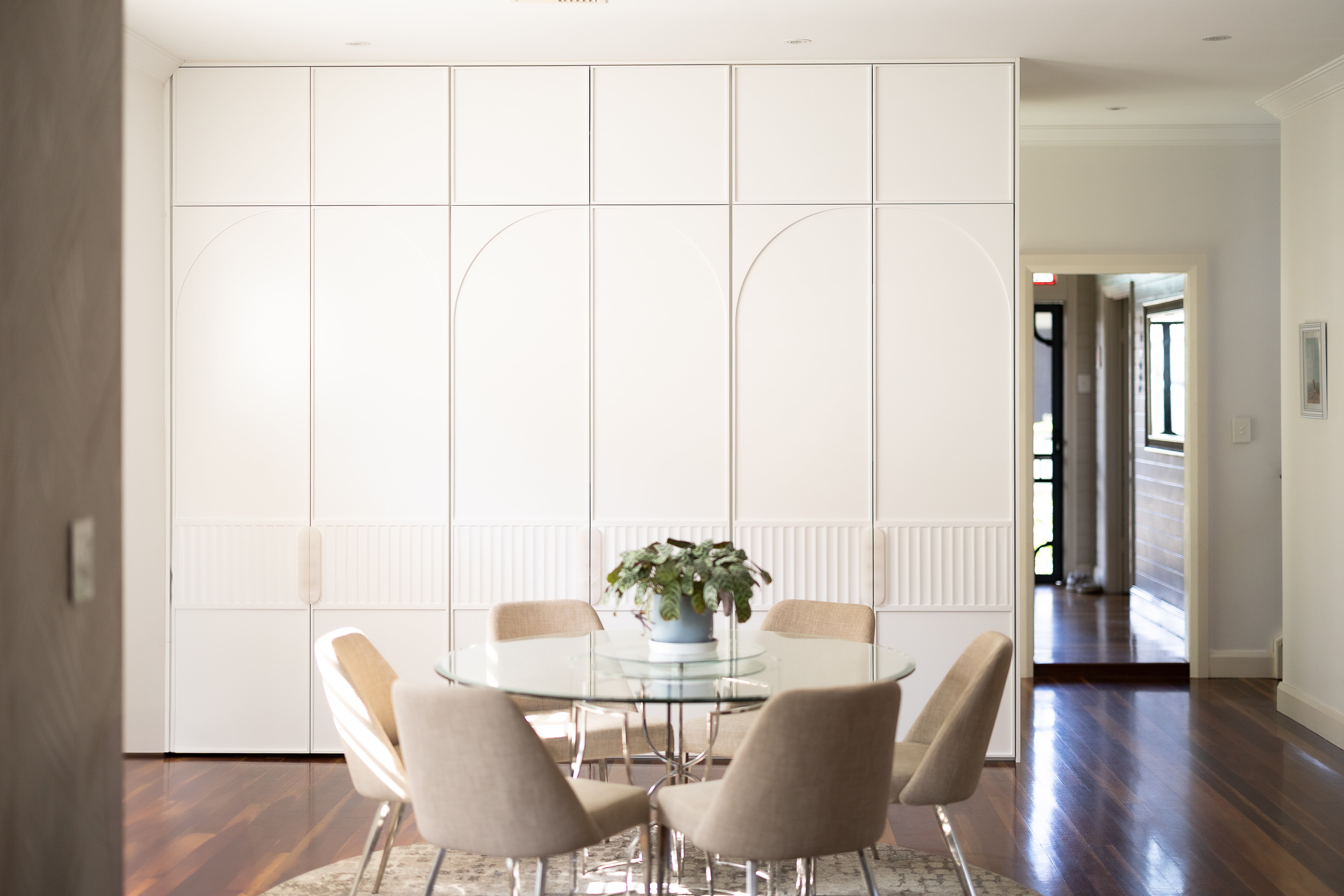 Earlwood Residence by Carabez Interiors — White Onyx hardware throughout