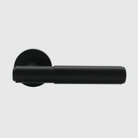 Luma Matte Black Door Handle