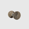 Silver Travertine Stone Round Shower Screen Knob