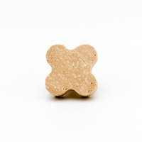Travertine Stone Clover Cabinet Knob
