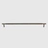 Knurled Brushed Nickel Stainless Steel Cabinet Pull Handle 500mm