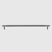 Knurled Brushed Nickel Stainless Steel Cabinet Pull Handle 500mm