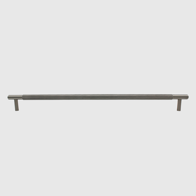 Knurled Brushed Nickel Stainless Steel Cabinet Pull Handle 500mm