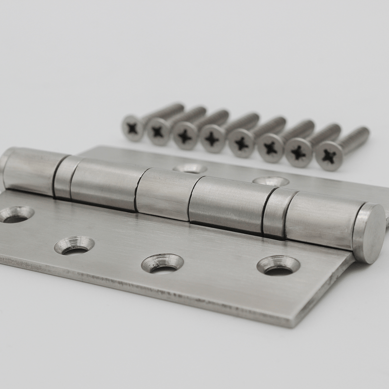 Brushed Nickel Door Hinge (Pair) detail