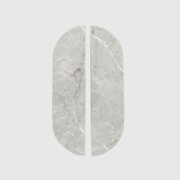 Hermes Grey Marble Cabinet Pull 160mm - Zephra - Cabinet HandleST - CP - 160 - HGM