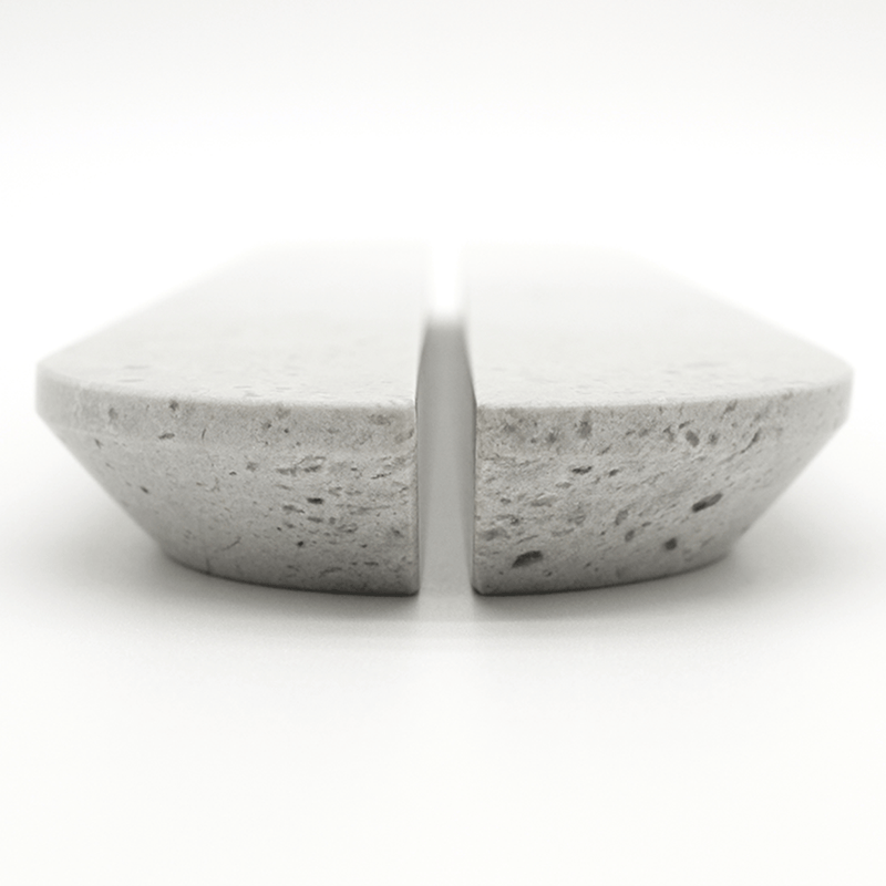 Hermes Grey Marble Cabinet Pull Handle 320mm (Pair) detail